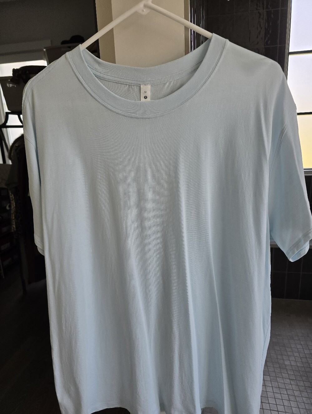 Lululemon All Yours Organic Cotton  T-Shirt - Baby Blue